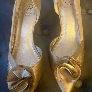 Adrianna Papell Gold Heels